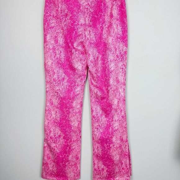 URBAN OUTFITTERS | NEW Vivica Soft Faux Suede Pink Snake Print Women’s Size 4 - Picture 10 of 12